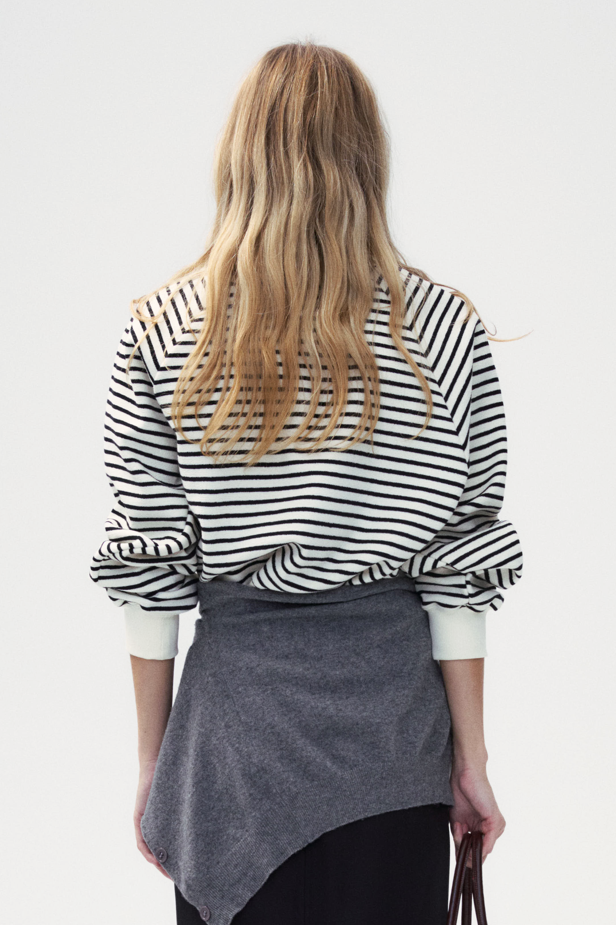 "Bon Voyage" Capsule Collection - "JE M'EN FOUS" Embroidered Sweatshirt