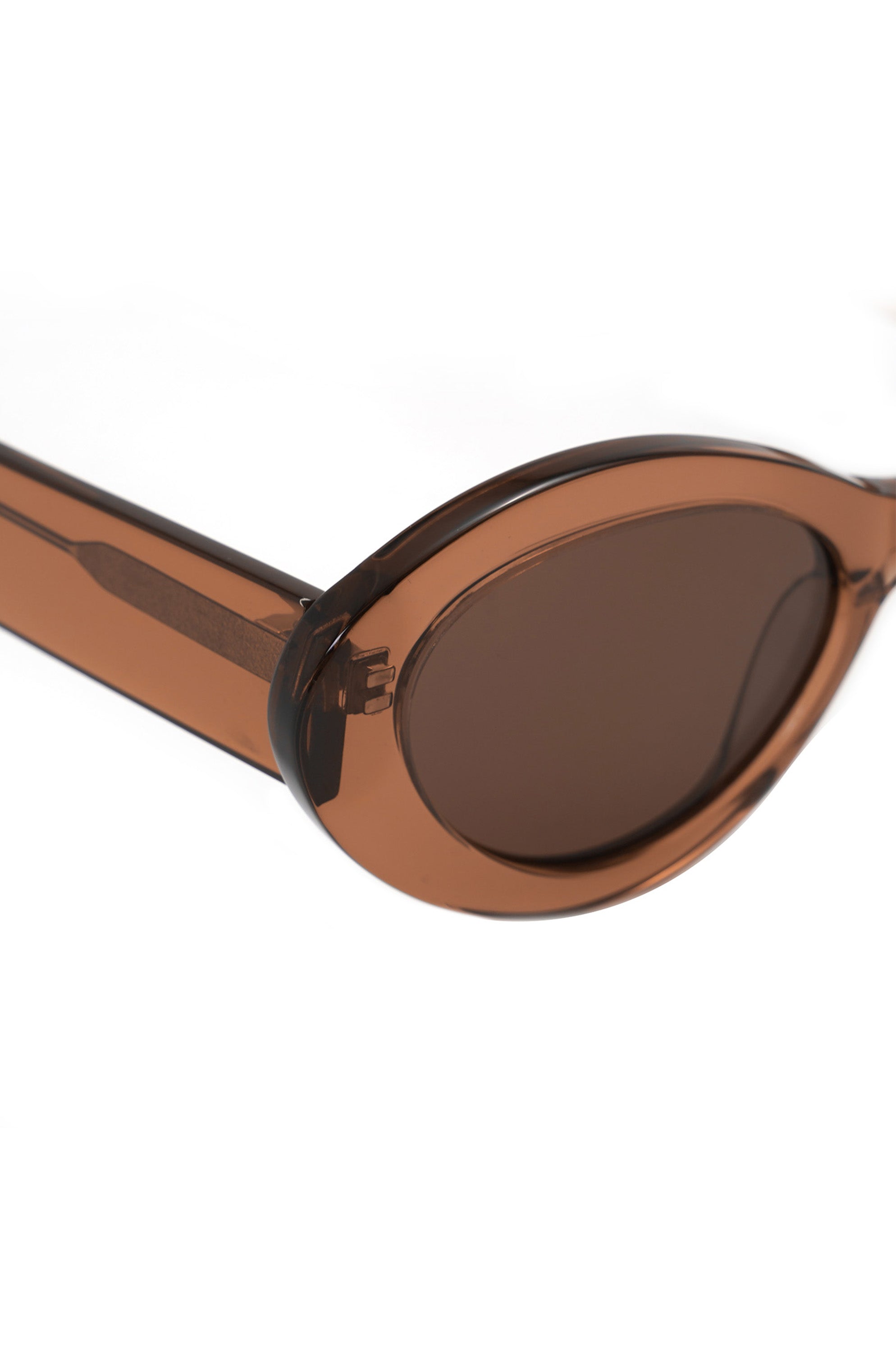 Shimmer Cat-eye sunglasses-Honey Brown