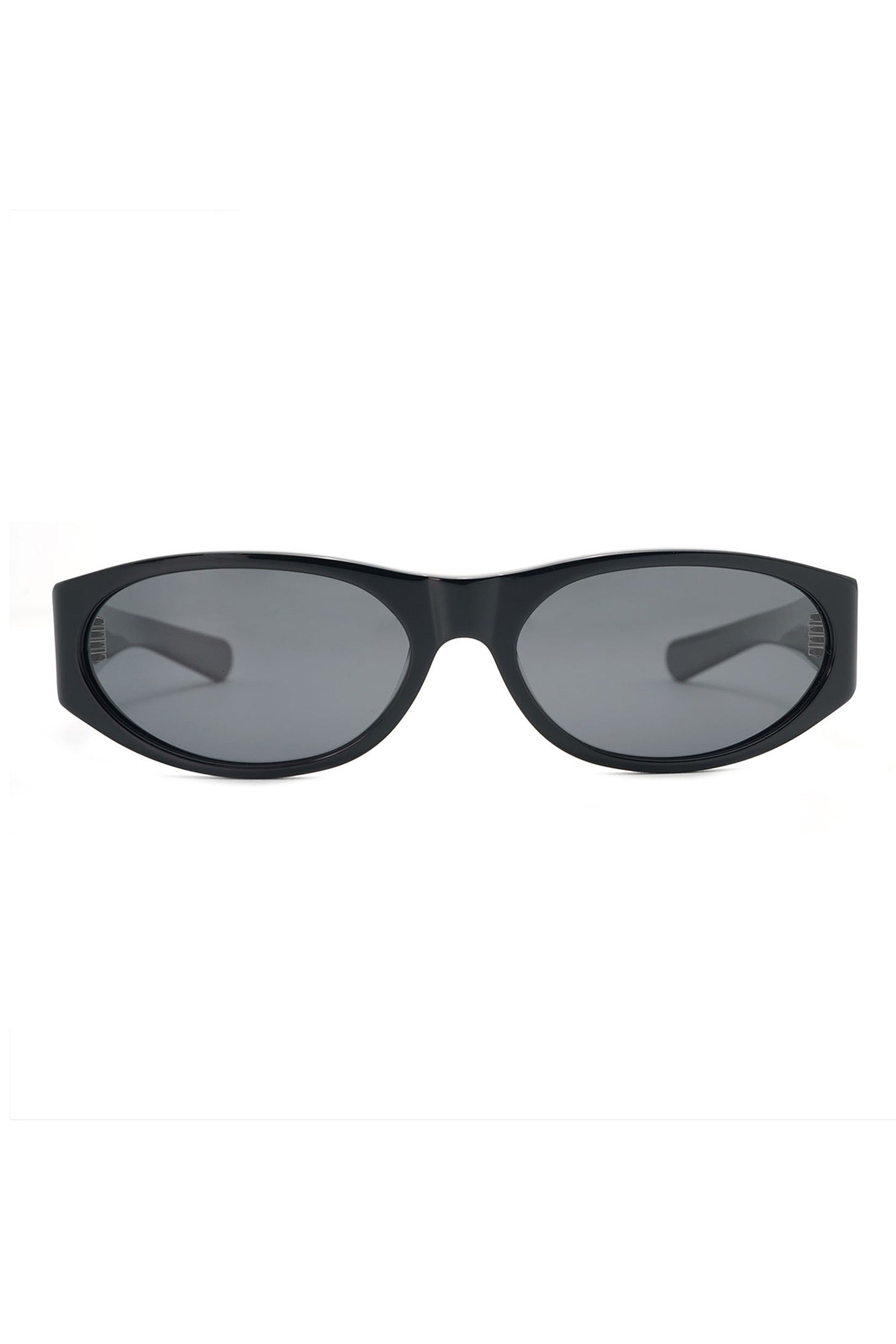 Winona Oval Sunglasses-Black