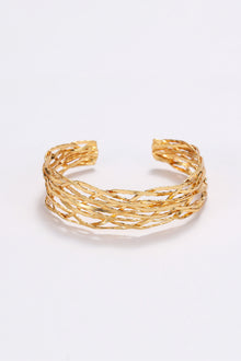 Woven cuff bracelet