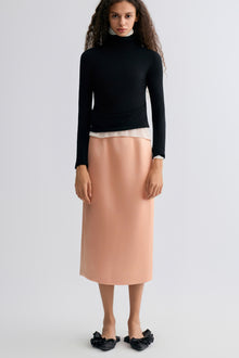 Wholegarment Fine Turtleneck Black