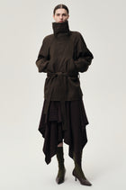 Retro Wool Jacket Black Olive