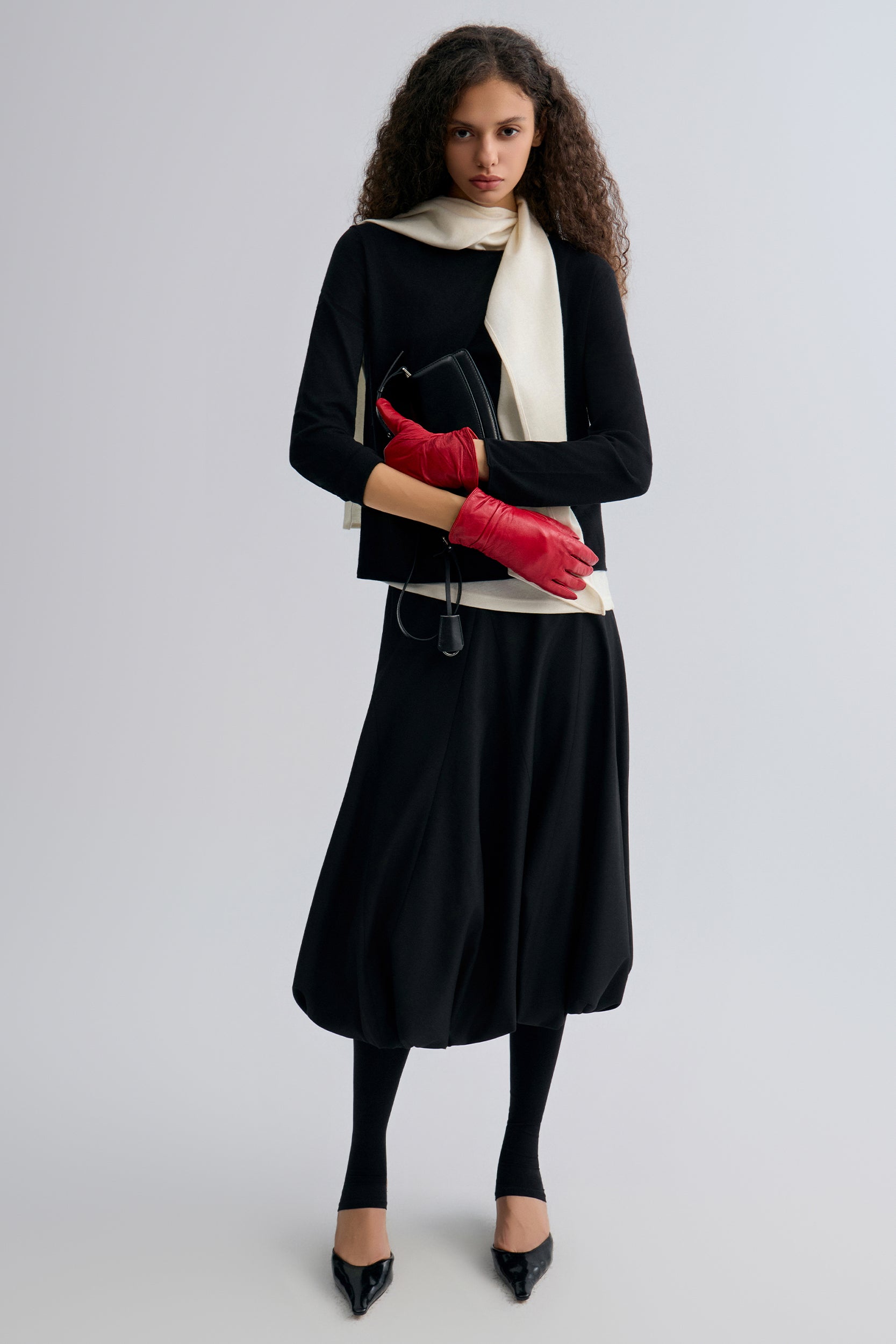 Tulip Ballon-hem Skirt