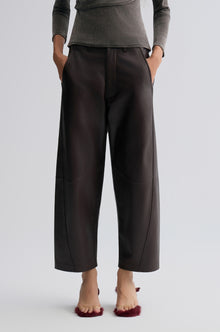 Leather Balloon Pants Chocolate