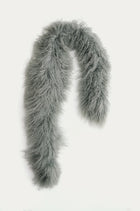 Whisper Long-haired Lamb Scarf Dawn Blue