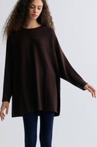 Cozy Merino Wool Sweater Chocolate