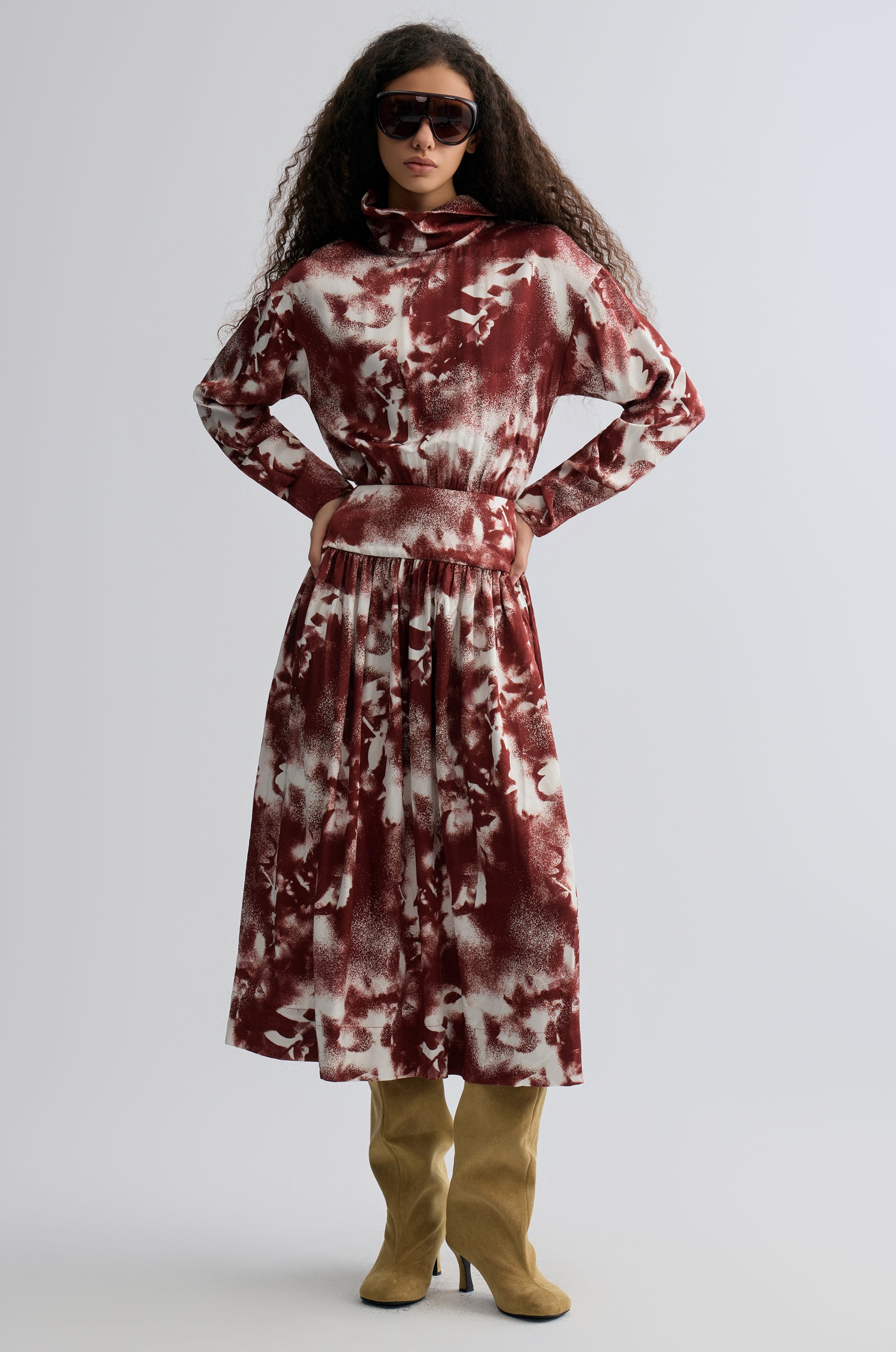 Shadow Flora Midi Dress