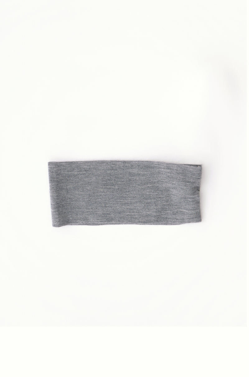 Cashmere headband Grey Melange
