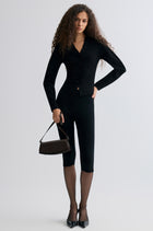Sculptural Cardigan Black