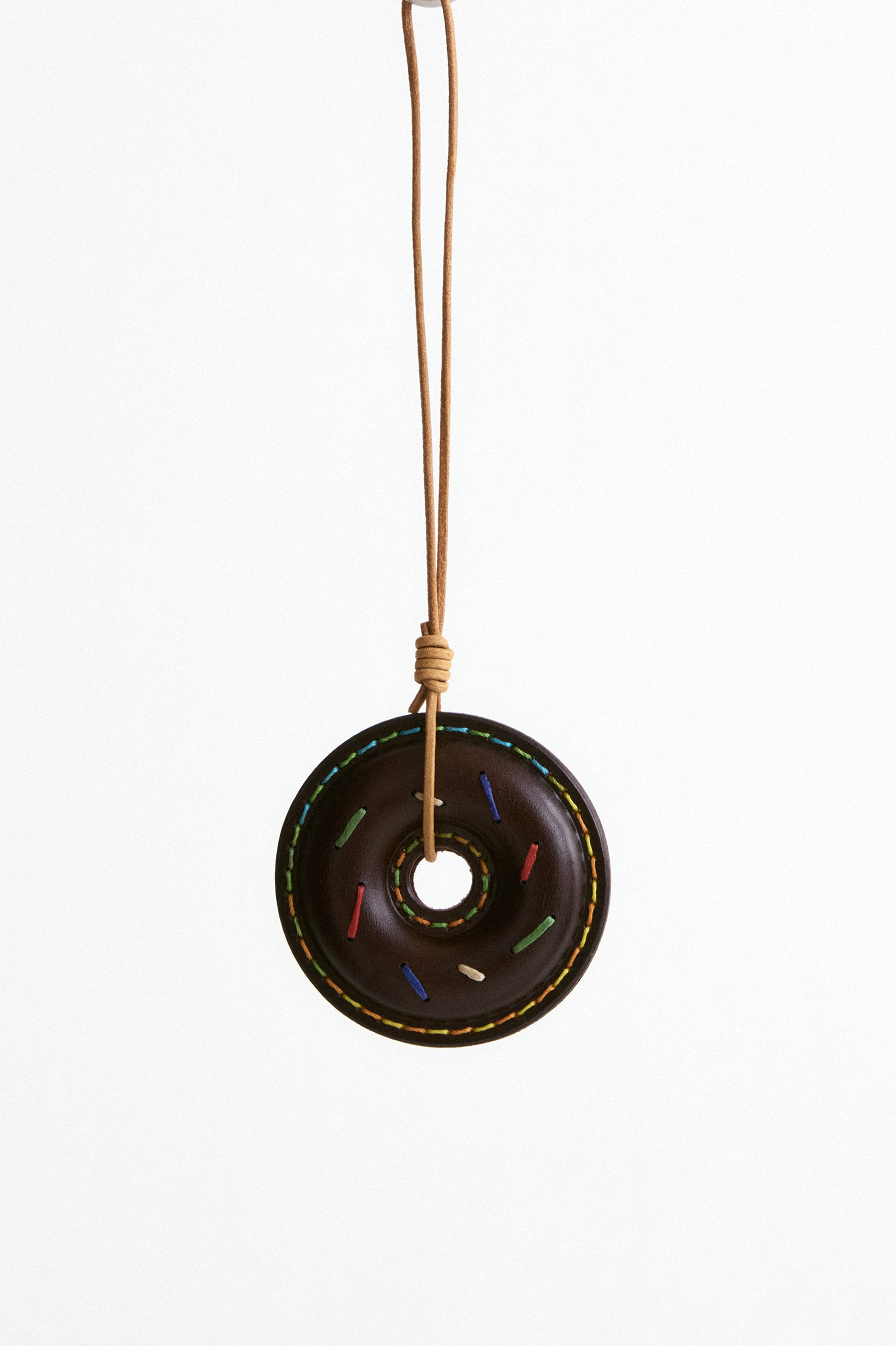 Donut Patina Leather Trick-Chocolate