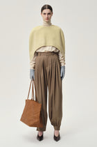 Opera Double-faced  Wool Cape Top Butter
