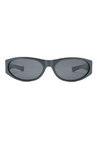 Winona Oval Sunglasses-Grey