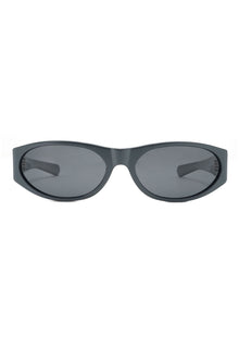 Winona Oval Sunglasses-Grey