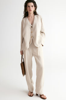 Annie Two-Piece Linen Blazer