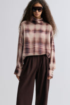 Check Printed Blouse