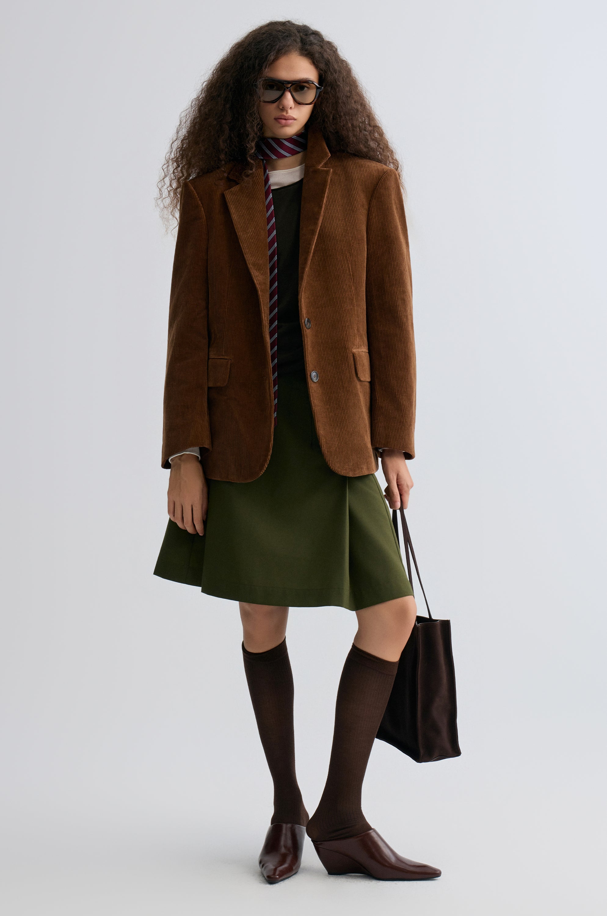 Boxy Corduroy Blazer