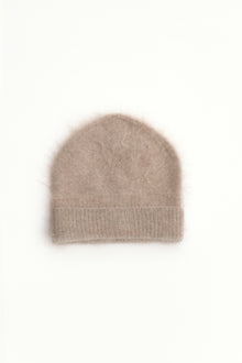 Brushed Cashmere Beanie Cappuccino