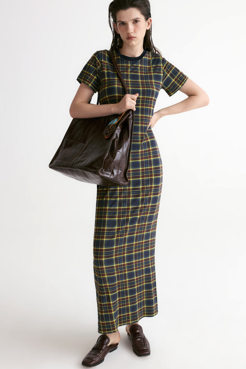 Ziggy Checked Maxi Dress