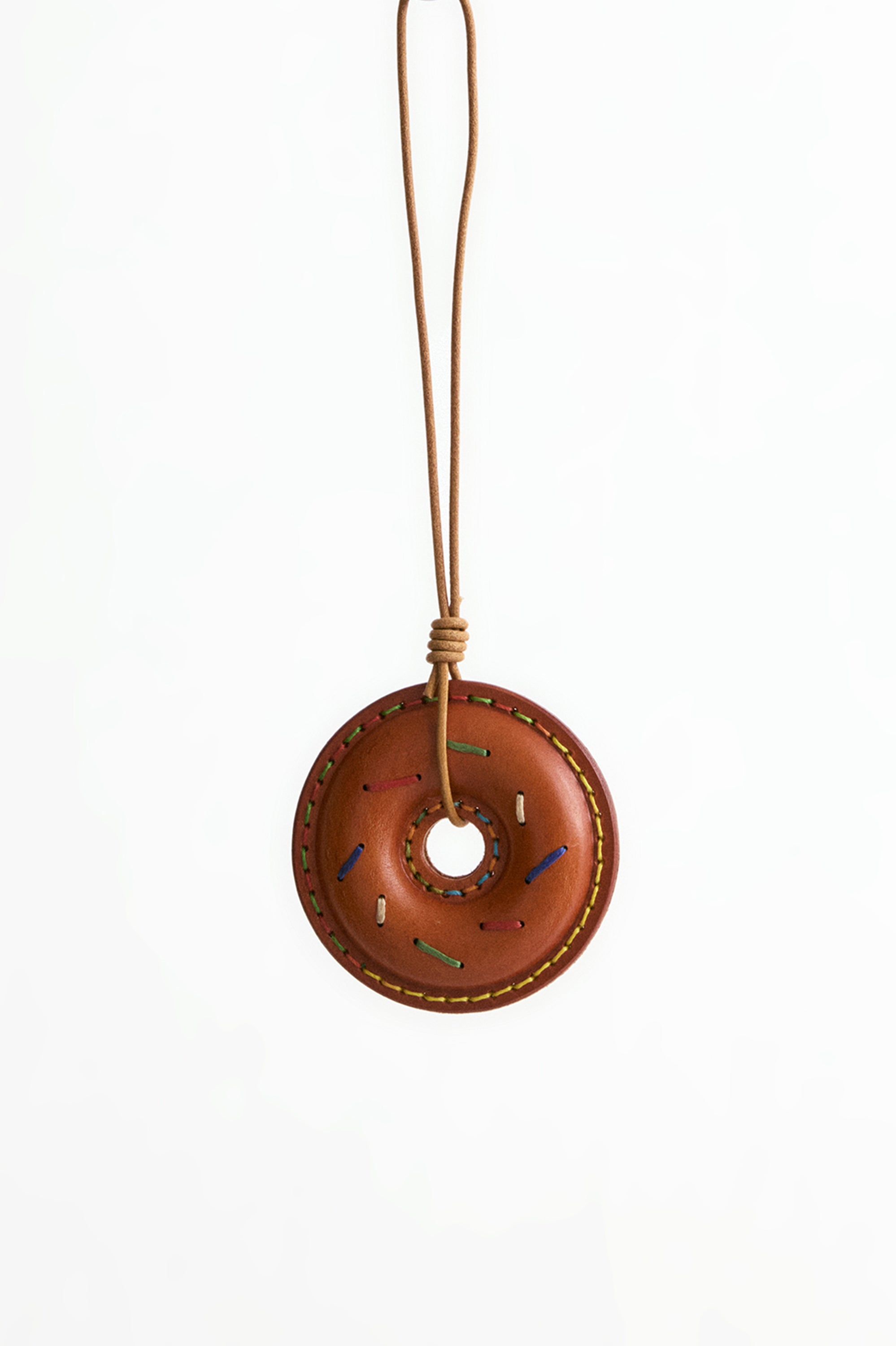 Donut Patina Leather Trick-Cognac Brown
