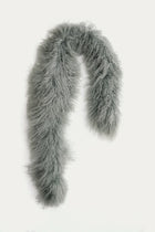 Whisper Long-haired Lamb Scarf Dawn Blue