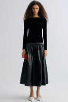 Waxed Cotton Full Skirt