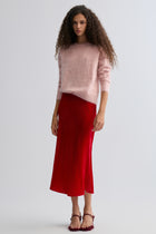 Plush Boxy  Brushed Cashmere Sweater Rosa