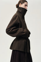 Retro Wool Jacket Black Olive