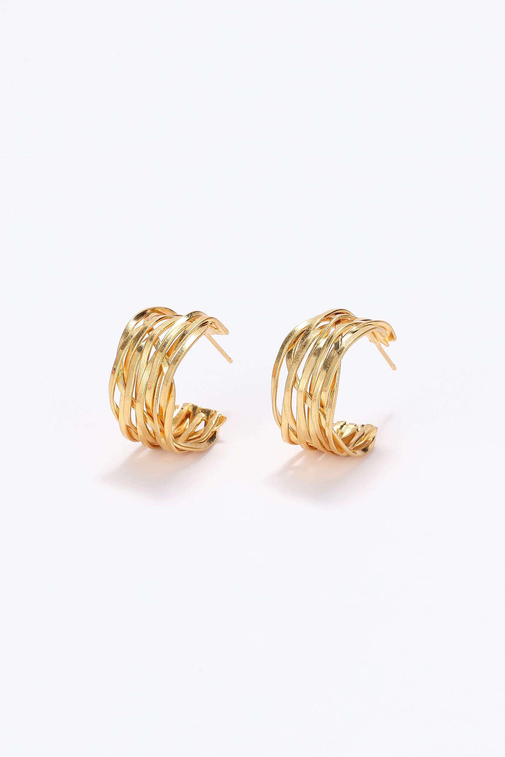 Woven earrings