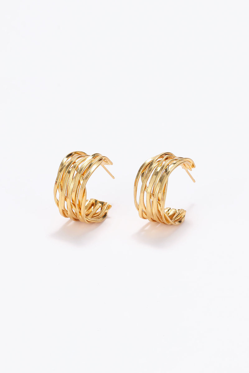 Woven earrings