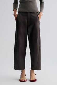 Leather Balloon Pants Chocolate