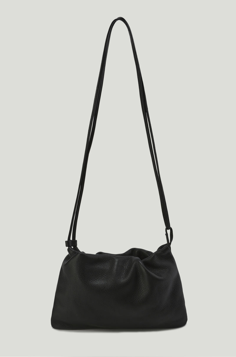 Adjustable  Mini Cloud Clutch Black