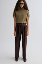Relaxed Gabardine Trousers Almandine