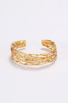 Woven cuff bracelet