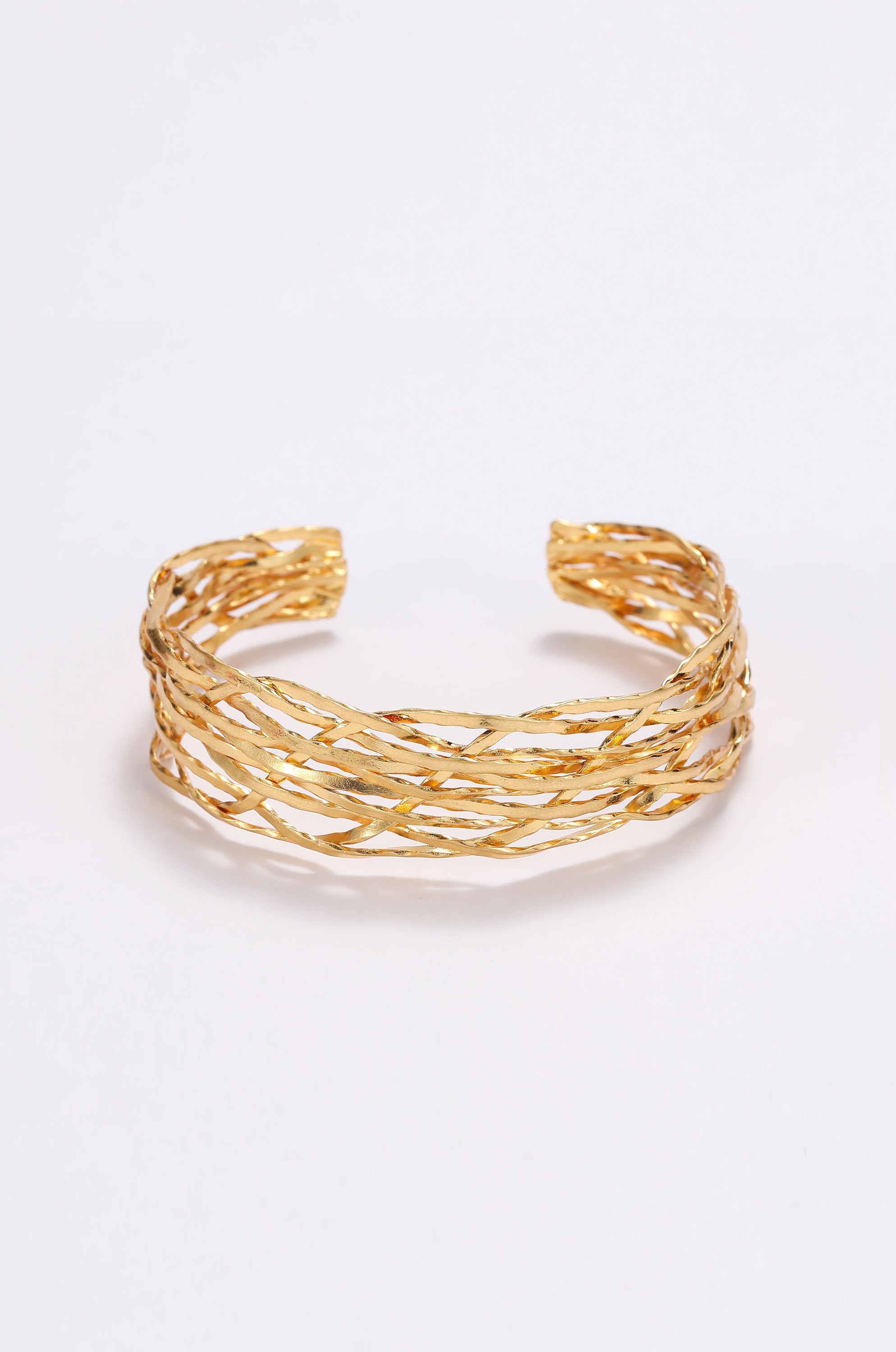 Woven cuff bracelet