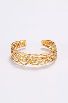 Woven cuff bracelet