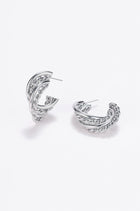 Layered band hoop Earrings