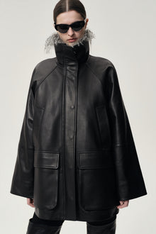 Celestine Leather Jacket Black