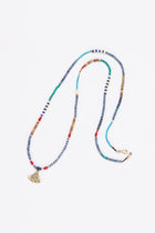 Solara gold-plated multi-stone necklace