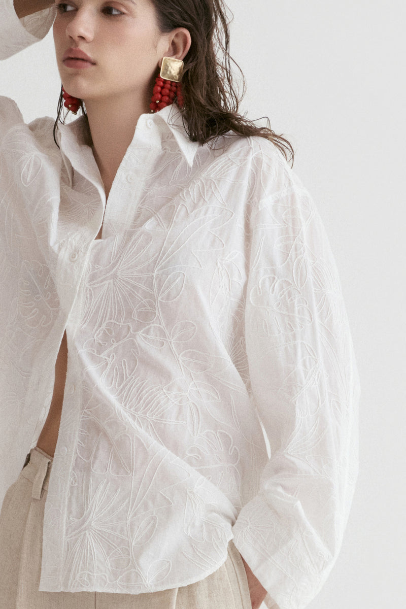Majorelle Embroidered Shirt