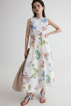 Santorini Paisley Maxi Dress