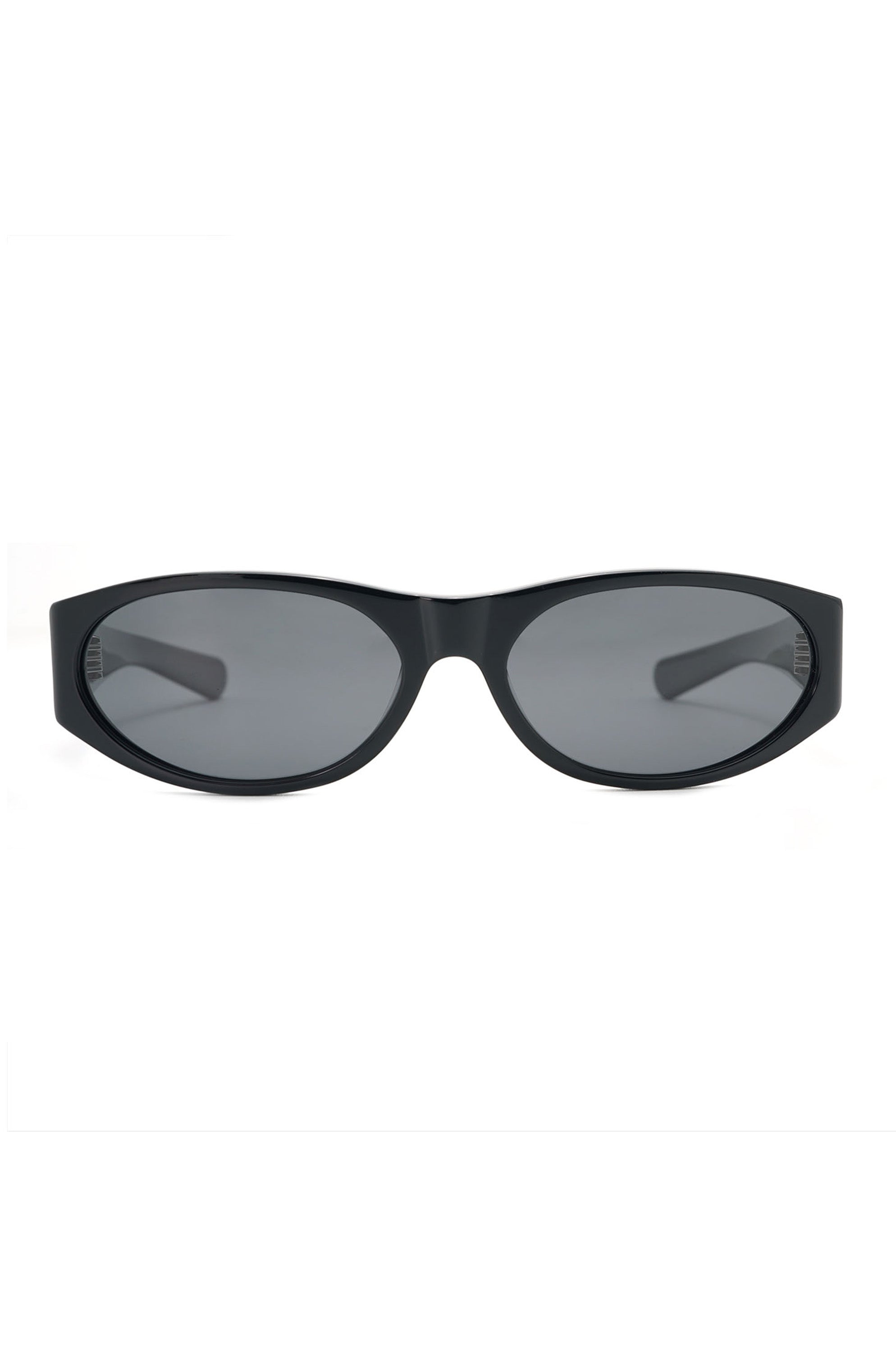 Winona Oval Sunglasses-Black