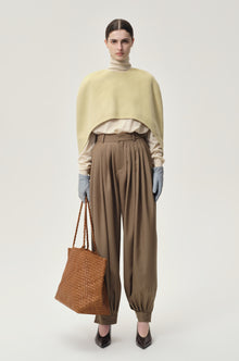 Balloon Pleat Trousers Pepper
