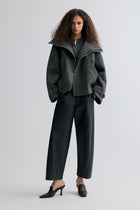 Retro Herringbone Wool Jacket