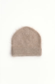 Brushed Cashmere Beanie Cappuccino
