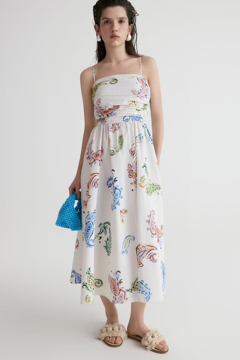 Santorini Paisley Cami Dress