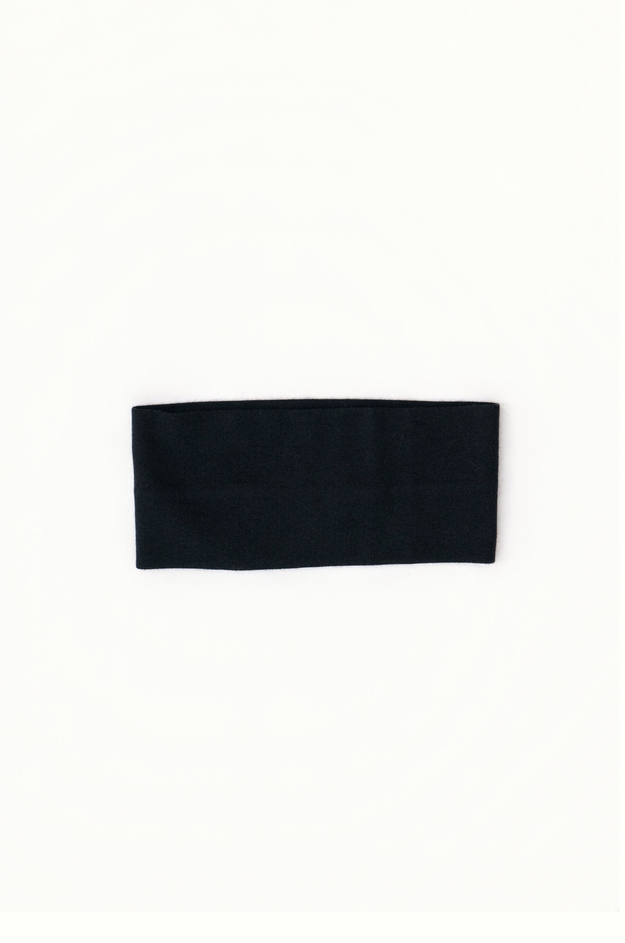 Cashmere headband Black