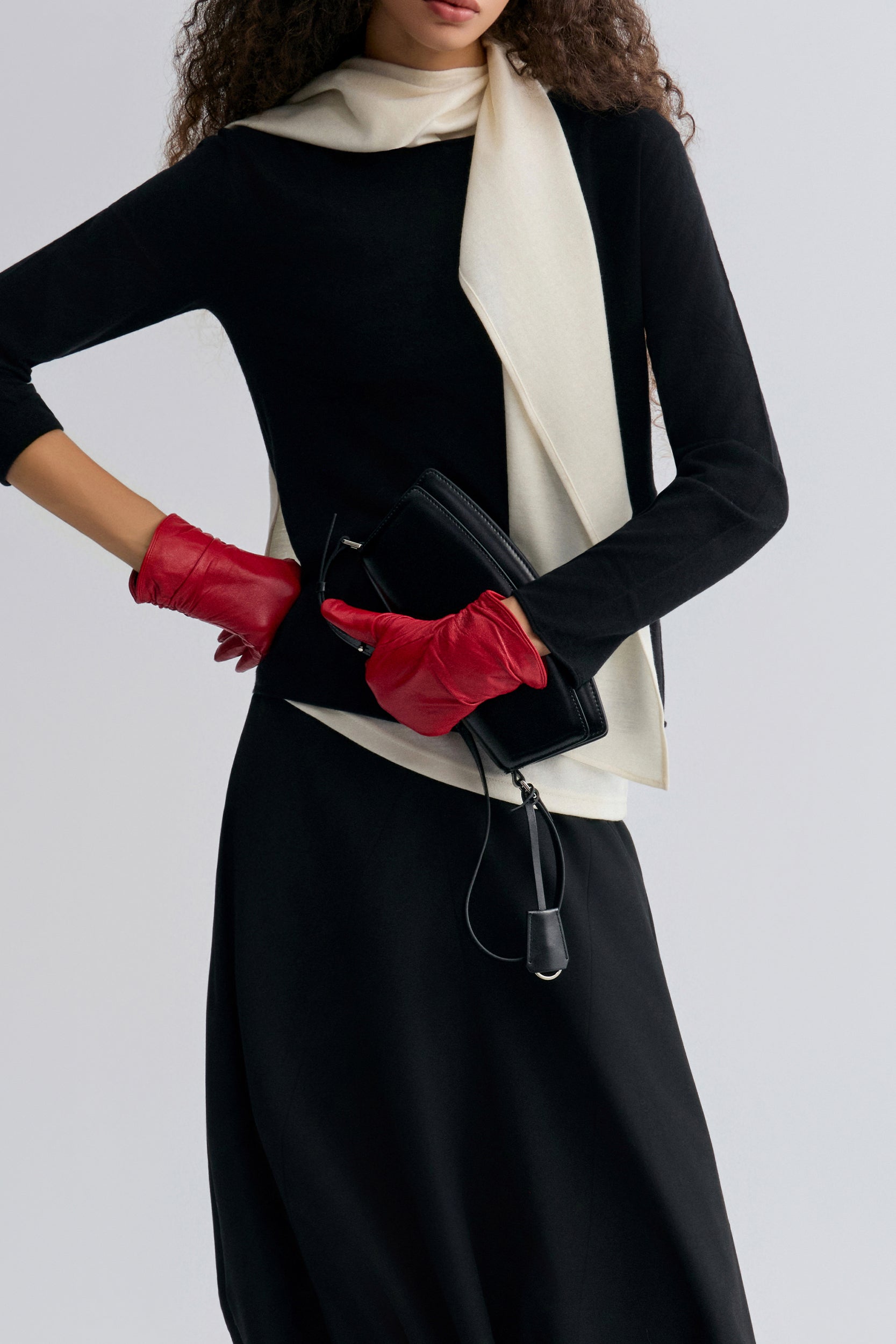 Cloudlike Knit Soft Crewneck Black