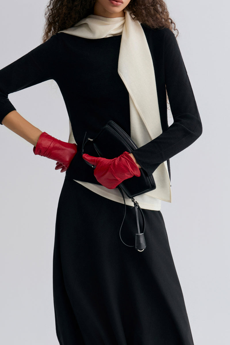 Cloudlike Knit Soft Crewneck Black