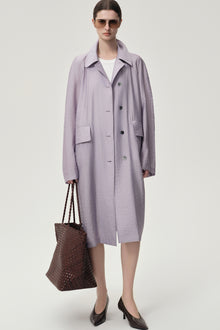 Zephy Trench Purple Ash