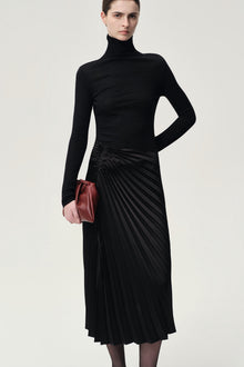 Open-back Wool Jersey Top Black